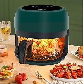 Airfryer de Vidro Transparente 12L