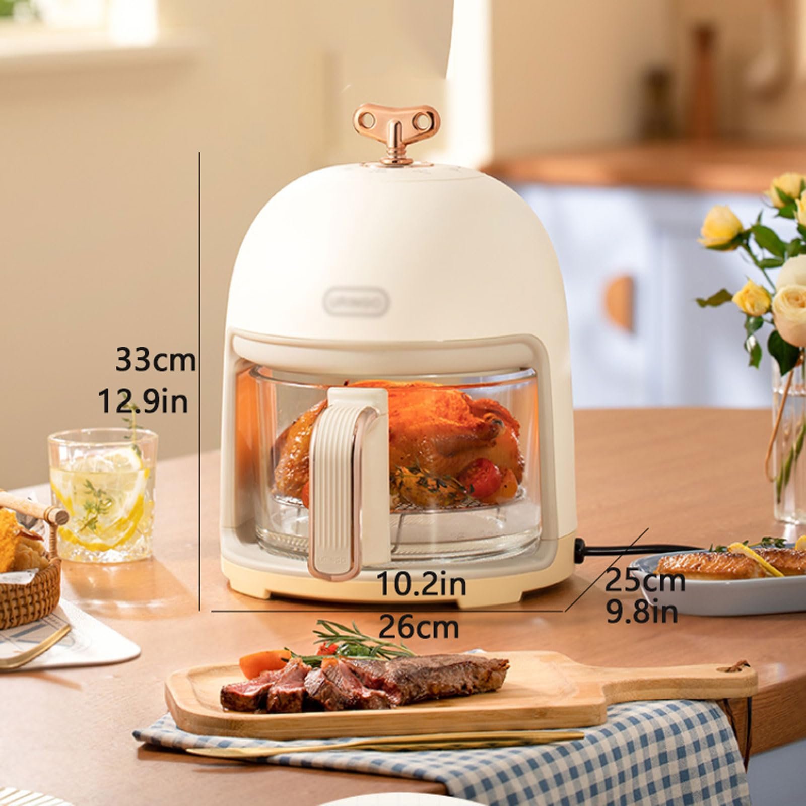 Visualização transparente do cozimento